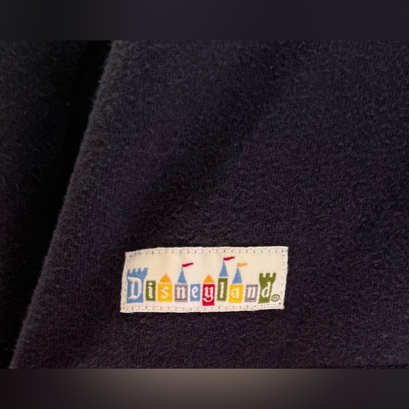 Vintage Disneyland 1/4 Zip Mock Neck Sweatshirt Unisex Small Mickey Mouse - Picture 2 of 6